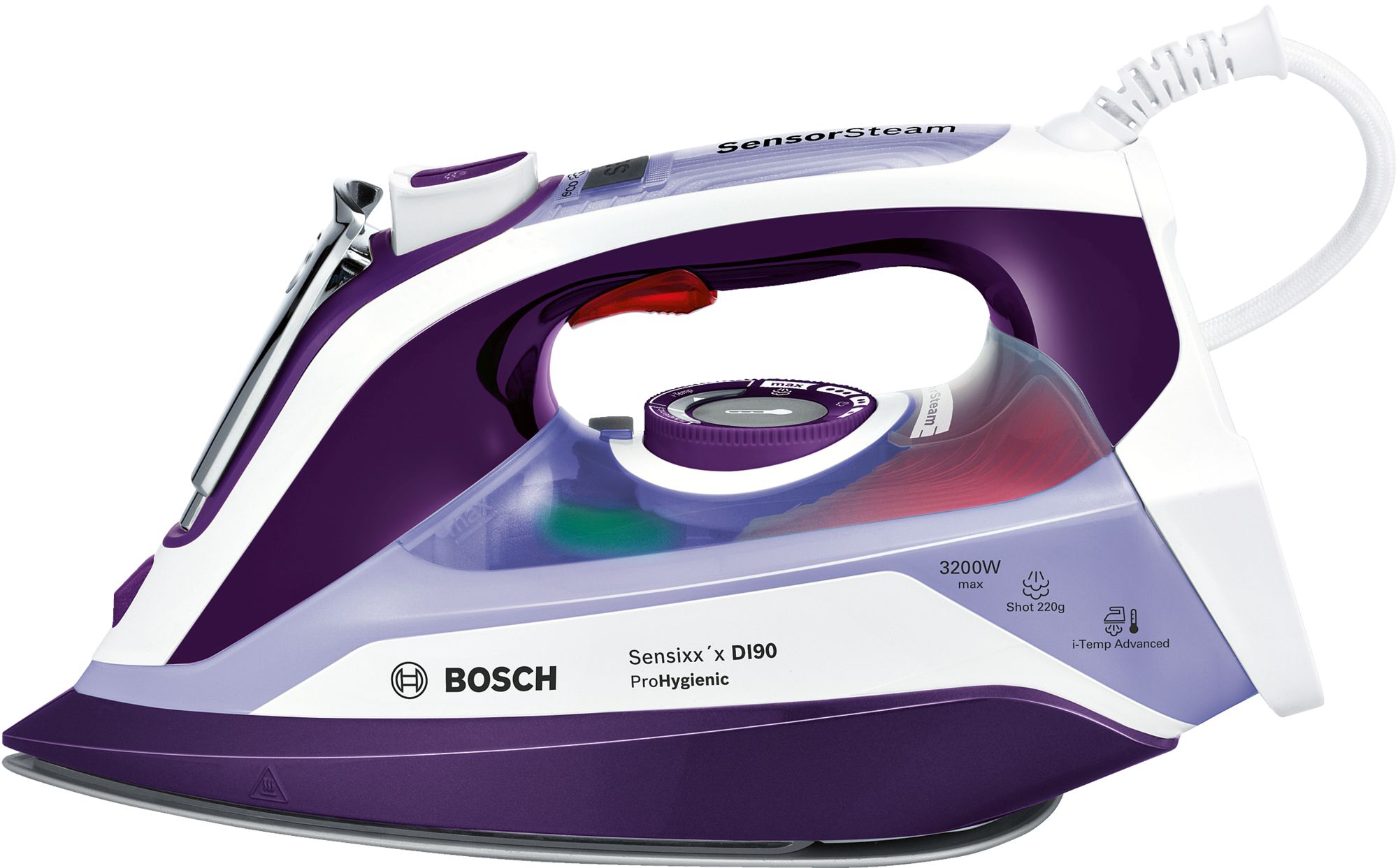 Fier de calcat Bosch TDI903231H, 3200W, Ceramica photo 5